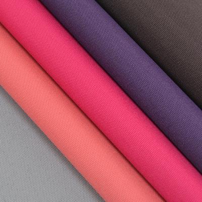 China Waterproof 600d polyester oxford fabric /pvc fabric for beach chair / pvc coated outdoor polyester fabric for sale