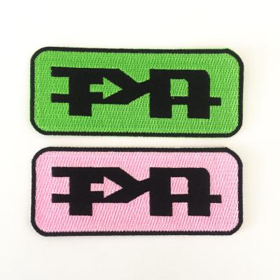 China Wholesale High Quality 3D 3D Logo Embroidered Patches Custom Made Sew Iron On For Clothing for sale