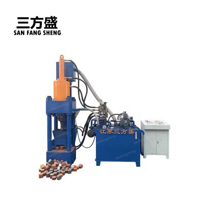 China Machinery Repairs Workshop Automatic Hydraulic Hydraulic Copper Aluminum Steel Wood Chips Brquetting Press Drop Iron Metal Machine Y83-630 for sale