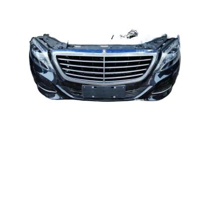 China Plastic Auto Parts Apply to Model Mercedes Benz S400L W221 W222 Front Bumper Assembly Beak Assembly Front Body Parts for sale