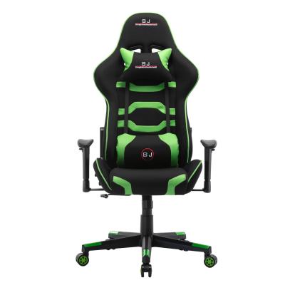 China Chair-Gamer Adjustable Swivel Office Chair Gaming Chair Green&Black Heavy Duty (Height) for sale