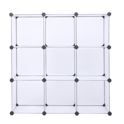 China Simple Modern White Storage 9-Cube Shelves DIY Cheap Cabinet Cabinet for sale