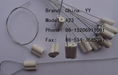 China Cable security seals for containers for sale