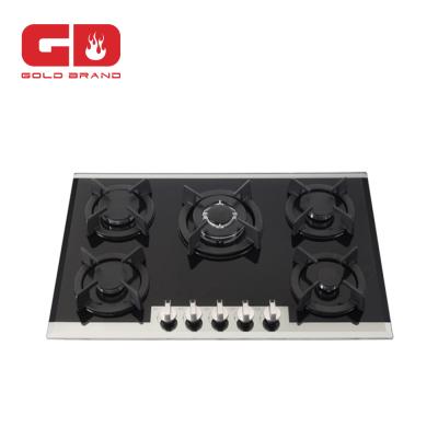 China 5 Burner Mini Ceramic/Glass Portable Gas Stove for sale