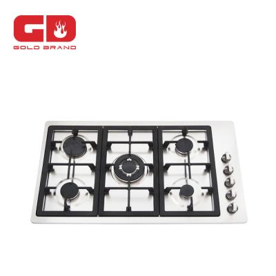 China Stainless steel popular cast iron cooker solar cooktop 5 burner housing stove for sale