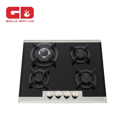 China Ceramic / Glass 4 Burner Multifunctional Gas Cooker With Oven for sale