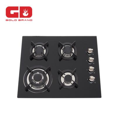 China Hot Sale Ceramic/Glass 4 Burner Gas Stove With Built In Kitchen Cooker, Gas Stove Brands for sale