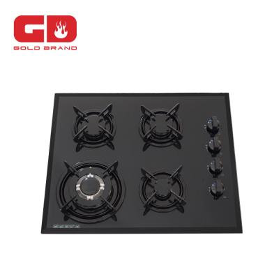 China Wonderful Model Ceramic / Glass Panel 4 Burner Glass Gas Cooker for sale