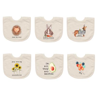 China Baby Feeding Accessories Feeding Baby Bibs Cotton INS Baby Products Waterproof Bibs Bandana Drool Bibs for sale