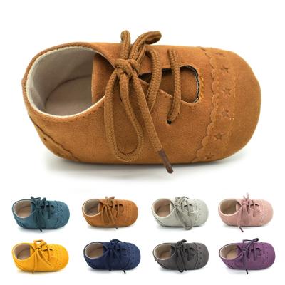 China Wholesale Lightweight Soft Unique Baby Boy Shoes First Walker Toddler Shoes Suede Leather Crib Shoes for sale