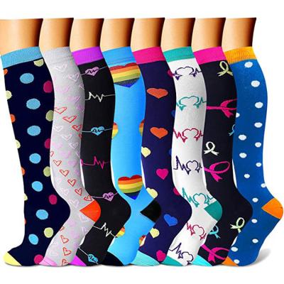 China Medical Equipment Antibacterial Compression Socks Graduated Support Stockings For Prevents Swelling And Pain for sale