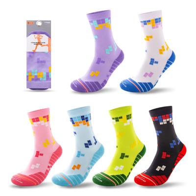 China Wholesale OEM Antibacterial Custom Logo Professional Stocking Socks Breathable Women Stocking Socks for sale