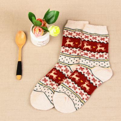 China Christmas Antibacterial Cozy Crew Socks Christmas Socks For Home for sale