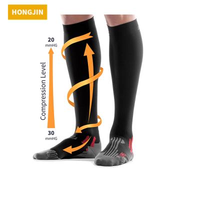 China HJ-I-0227 Defender Antibacterial Socks Tension Socks Bamboo Compression Socks for sale