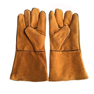 China Anti-Splash Spray Cheap Industrial Leather Work Glove for sale