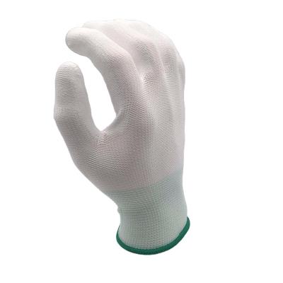 China Big Puncture PU Palm Coated Glove CE 4131 EN388 4131 Gloves for sale