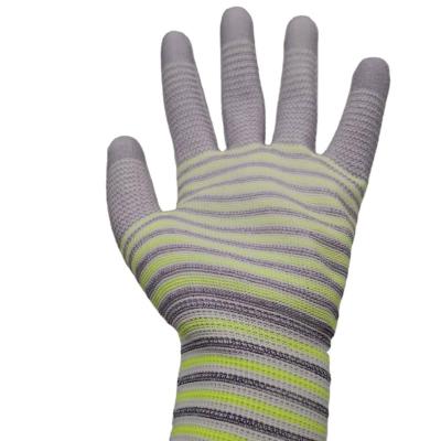 China Fexible PU coated gloves working PU for sale