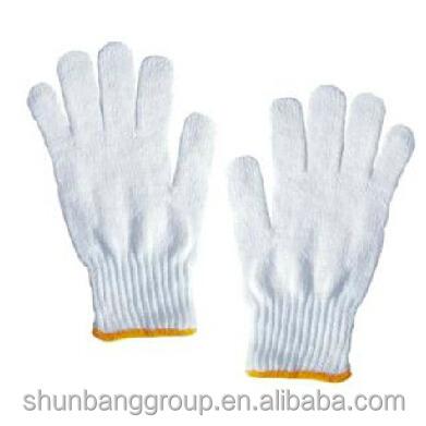 China Anti-slip Cheap White Industrial Cotton Knitted Gloves for sale