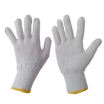 China Comfortable Cotton Safety Work Seamless Glove for sale