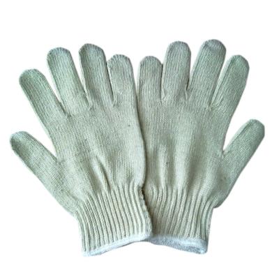 China Comfortable seamless knitted cotton gloves for sale