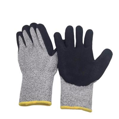 China Anti-Slip Sandy Nitrile Coated Anti-Cut Cut Proof Glove for sale