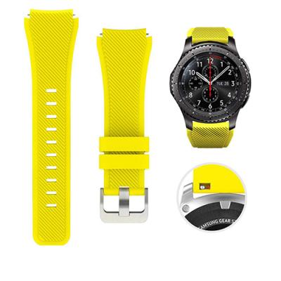 China Everyday Life 20mm 22mm Silicone Sport Watch Band Strap For Samsung Galaxy Watch 4 Active/Classic 46mm 44mm Gear S3 Watchband for sale