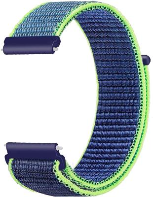 China Replacement Watch Band 22mm Buckle Sports Watch Band 20mm Woven Nylon Strap For Samsung Galaxy 2 Active Watch 4 Gear S3 44mm 46mm Fabric Strap for sale