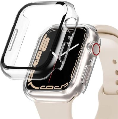 China High Quality Shockproof Screen Protector Series 7 Hard PC Watch Case For Apple Watch 41mm 45mm for sale