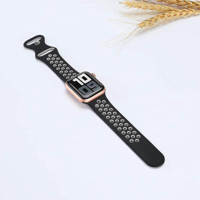 China High Quality Daily Wear Watch Bands For iWatch Silicone Sport Strap For Apple Watch Bands Charm Strap 40mm 41mm 45mm for sale