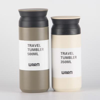 China Double Wall Sustainable Water Vacuum 350ml Stainless Steel Spacer 2021 Layer Thermal Travel Tumbler With Specially Designed Seal Lid for sale