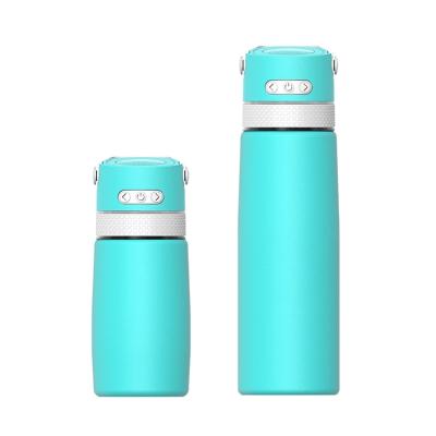 China Sustainable Water Drinking Music Playing Stainless Steel Water Cup Smart Drinkware With Speaker for sale