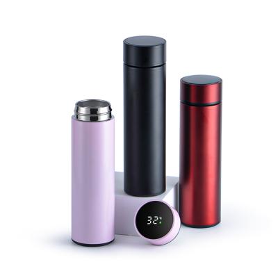 China PORTABLE Insulation Mug Stainless Steel Smart Thermos With Led LCD Touch Screen Temperature Sensor To Show Smart Water Bottles for sale