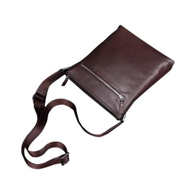 China Blu Flut Comfortable High Quality Luxury Classic Brand Business Leisure Men's Real Leather Cross - Body Bag Genuine Leather Shoulder Bag for sale