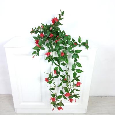 China Everygreen Popular High Quality Plants Decorative Plastic Begonia Artificial Plants Brunch for sale