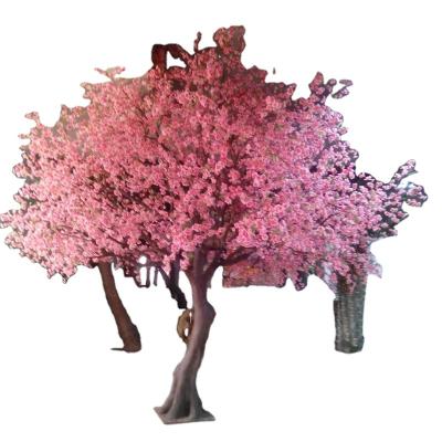 China Wedding Transitional Artificial Decoration Sakura Cherry Tree Indoor Outdoor Hotel Or Tourist Attraction for sale