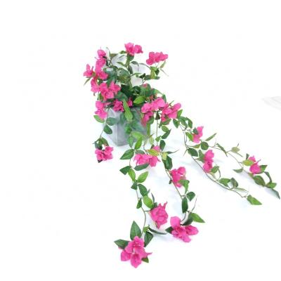 China High Quality UV Protection Decorative Wall Hanging Artificial Azalea Flower for sale