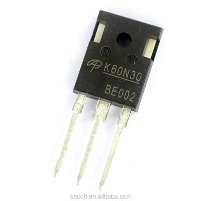 China Power Supply AOK60N30 AOK60N30L K60N30 60N30 TO-247 60A 300V N-Channel MOSFET Integrated Circuit for sale