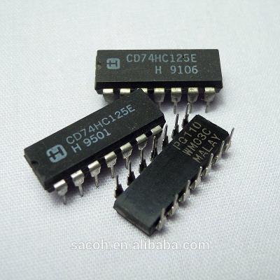 China High Speed ​​Power Supply CD74HCT125E CD74HC125E CD74HCT125 DIP-14 CMOS Logic Quad Buffer for sale