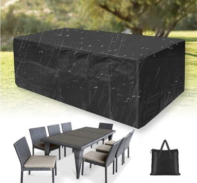 China Protect Furniture Prices Best Outdoor Waterproof And UV Patio Protection Furniture Table And Chair Covers for sale