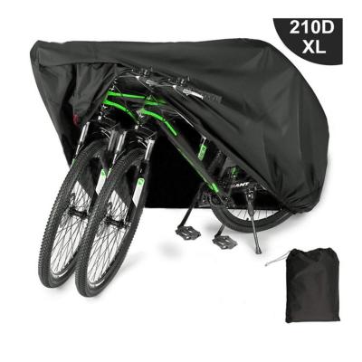 China High Quality UV Protection Waterproof Adjustable Elastic Hems Rust Proof Material Bike Cover for sale