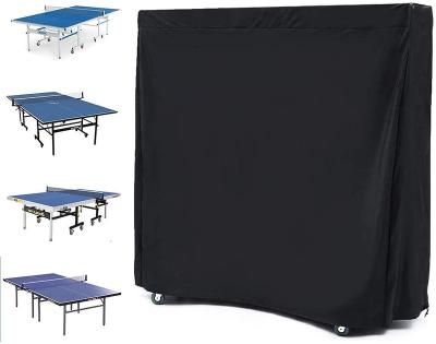 China 420D Polyester Indoor Outdoor Waterproof High Quality Superb Outdoor Modern Ping Pong Table Cover Protector For Ping Pong Cover for sale