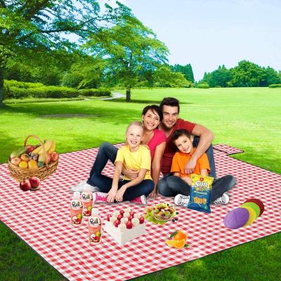 China Lightweight Durable Drop Shipping Custom Outdoor Printed Camping Picnic Mat Bag Picnic Mat Tote Blanket Waterproof Beach Picnic Camping for sale