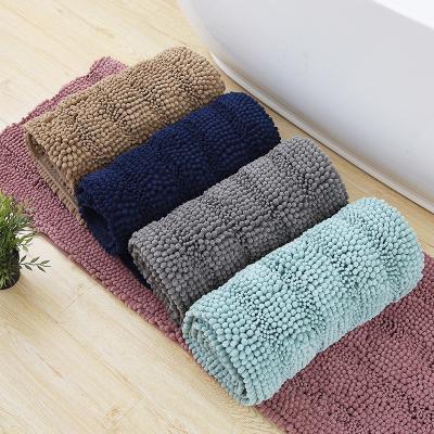 China Washable Custom Room Rug Non Slip / Absorb Water Chenille Rug for sale