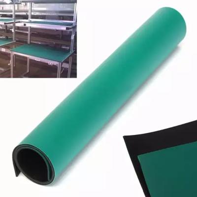 China Cheap green nitrile rubber esd esd anti-fatigue floor rubber mat for sale