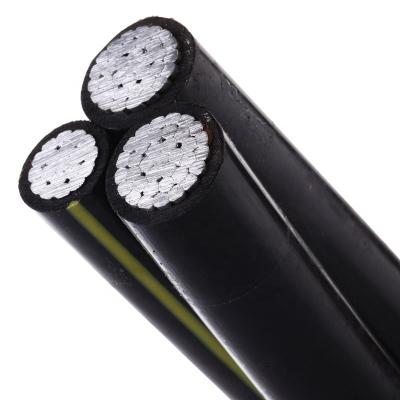 China NFC 33-209 Low Voltage ABC Aerial Aluminum Cable with XLPE Insulated Aluminum Alloy AAAC Messenger Conductor for sale