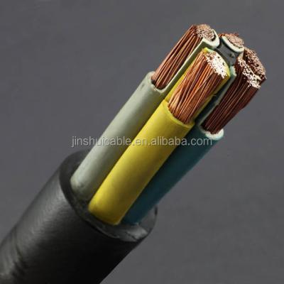 China fire resistance & flame retardant available rubber type copper sheath weight cable per meter 4*150MM for sale