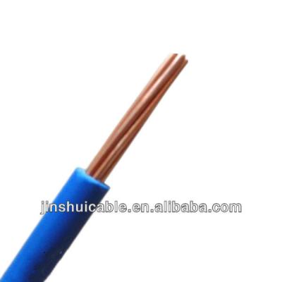 China Construction 600V Single Stranded Copper Conductor PVC Insulated Building Wire for sale