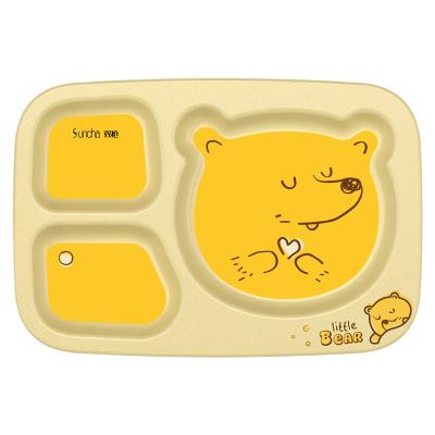 China 2021 Sustainable Latest Model Accept Customized Wholesale Children's Restaurant With Environmentally Friendly Healthy Square Plate for sale