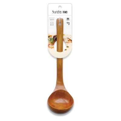 China High Quality Sustainable Accept Custom Restaurant Wholesale Kitchen Tableware Household Kitchen Spoon Wooden Water Spoon for sale