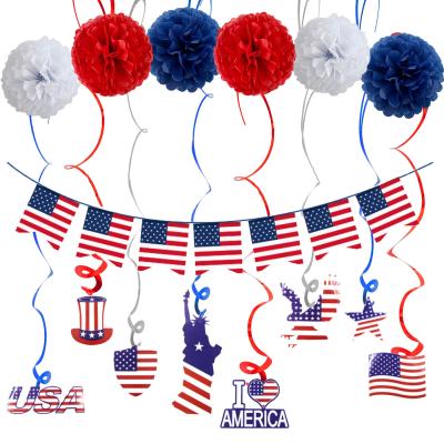 China Hawin Independence Day decoration foil balloon kit USA American 4th of July party supplies 25*20*3cm for sale